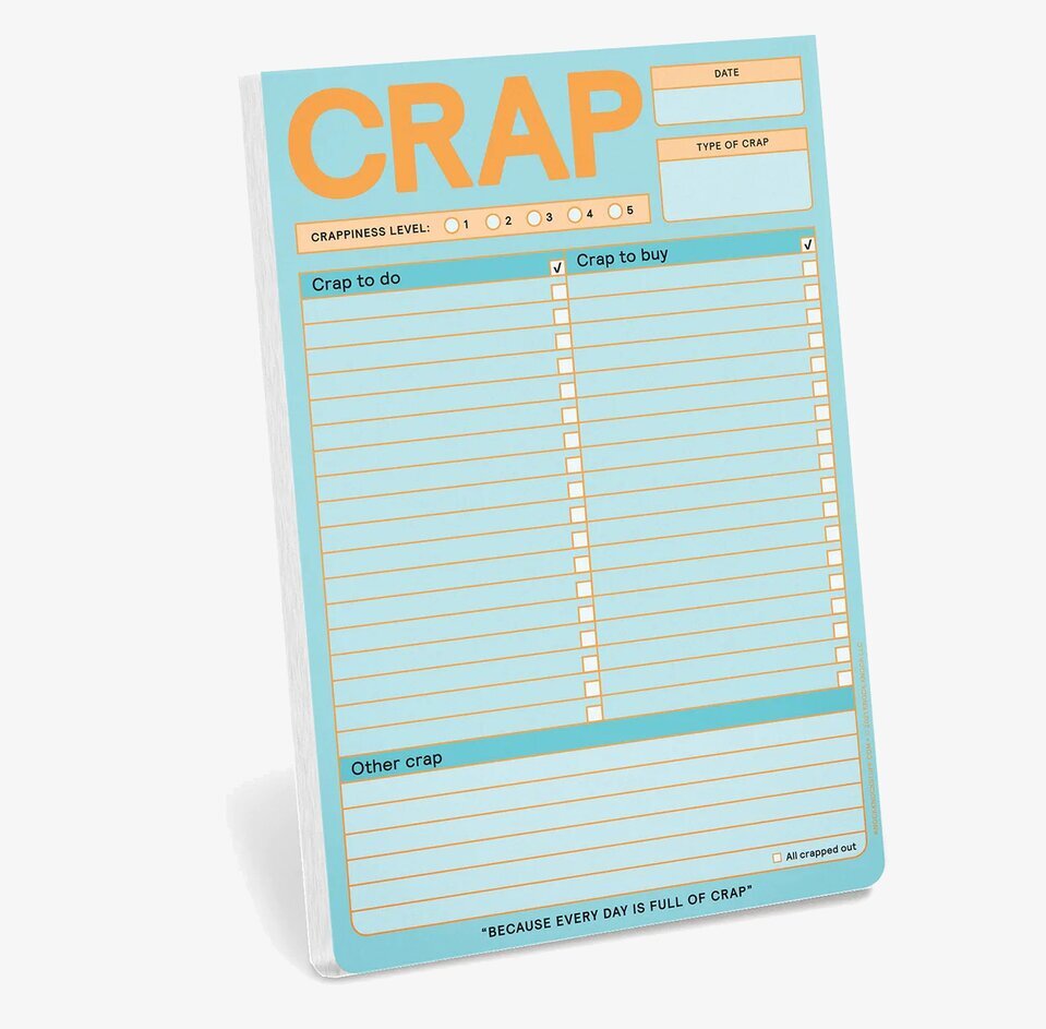 Crap Classic Pad (Pastel Version) från Knock Knock i fokus