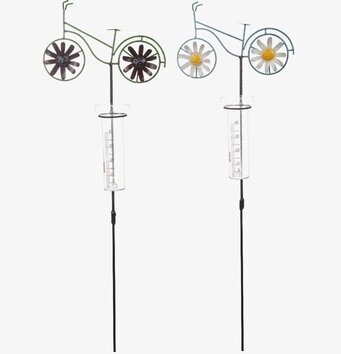 Regnmätare Cykel Plåt Inkl Mätarglas Different Design