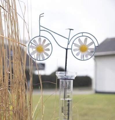 Regnmätare Cykel Plåt Inkl Mätarglas Different Design