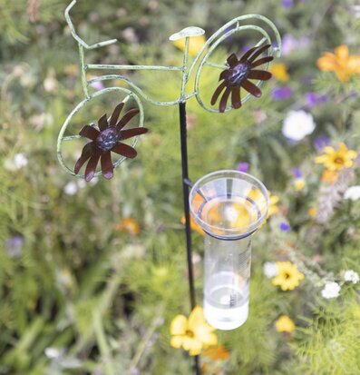 Regnmätare Cykel Plåt Inkl Mätarglas Different Design