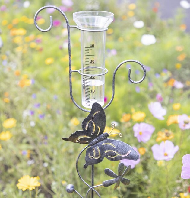 Regnmätare Fjäril Plåt Inkl Mätarglas från Different Design
