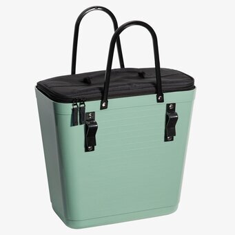 Hinza Kylväska Hög Svart från Hinza med mintgrön kropp