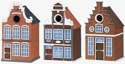 Fågelholk Kanalhus från Gardenlife i tre historiska stilar