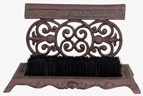 Skoskrapa Med Borste Gjutjärn från Gardenlife i rustik stil