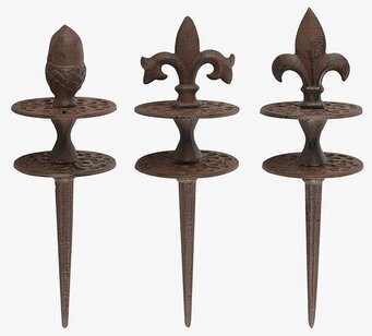 Slangguide Gjutjärn från Gardenlife i tre olika designer