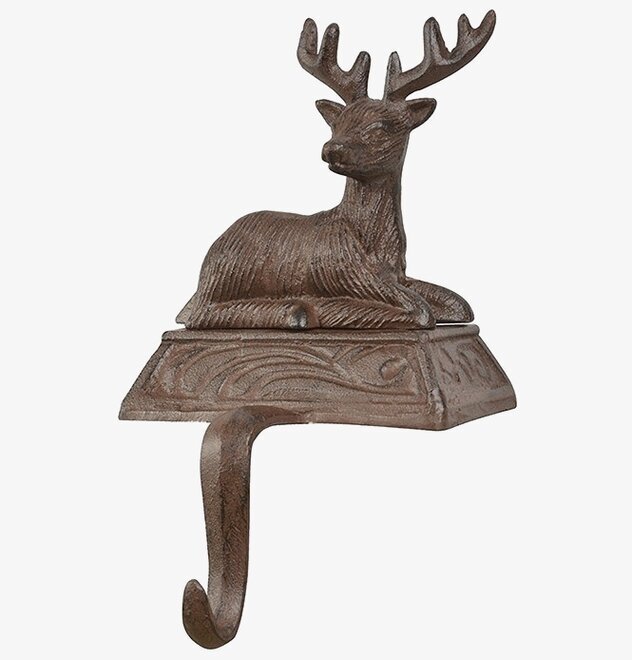 Hängare Julstrumpa Ren Gjutjärn från Gardenlife, robust design