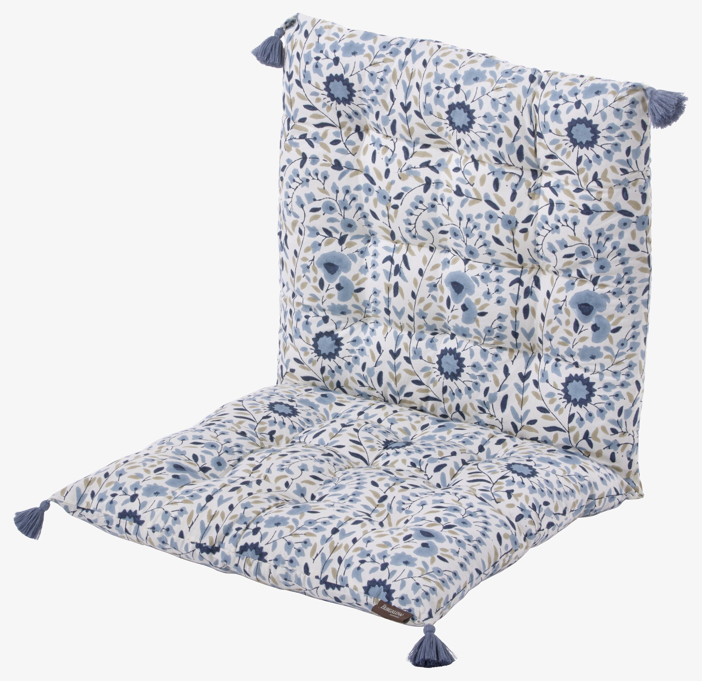 Madrass/Stolsdyna Kollam Ocean Blue 100 cm från Bungalow