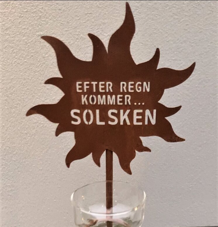 Regnmätare - Efter Regn Kommer Solsken från Lind Decoration