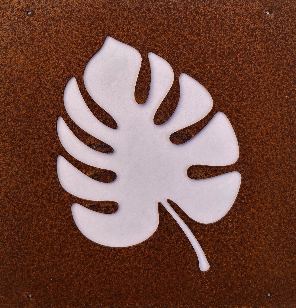 Skylt Monsterablad (Armeringsnät) från Lind Decoration