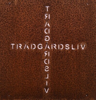 Skylt Trädgårdsliv (Armeringsnät) från Lind Decoration