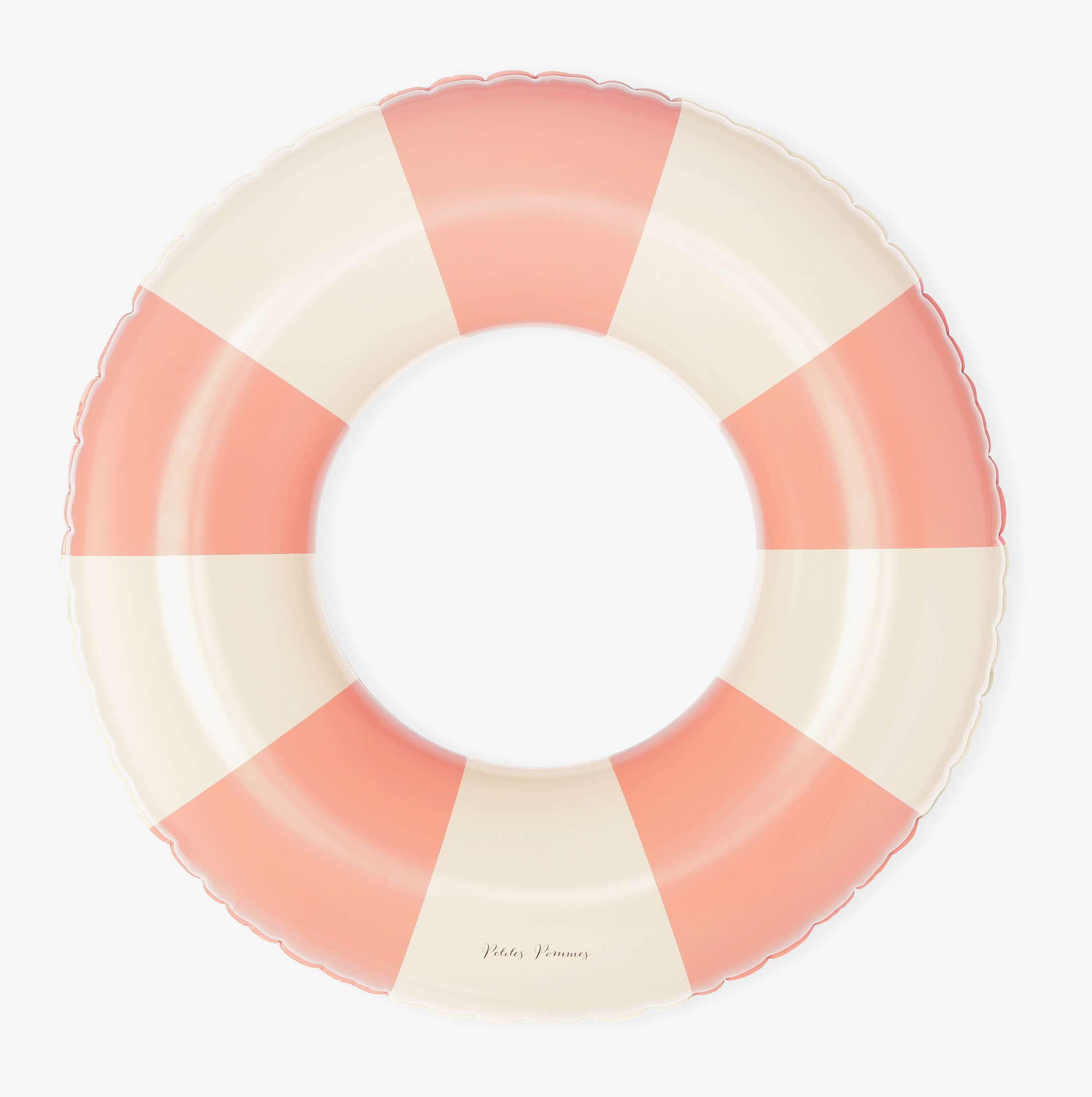 Badring Peach Daisy - Petites Pommes i vit och persikofärg