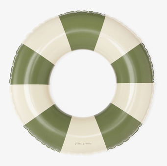 Badring Terra Verde - Petites Pommes med gröna och vita ränder