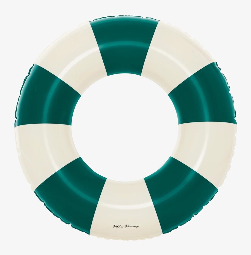 Badring Oxford Green - Petites Pommes i djup grön och vit