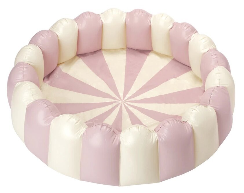 Barnpool French Rose Large - Petites Pommes, rosa och vit
