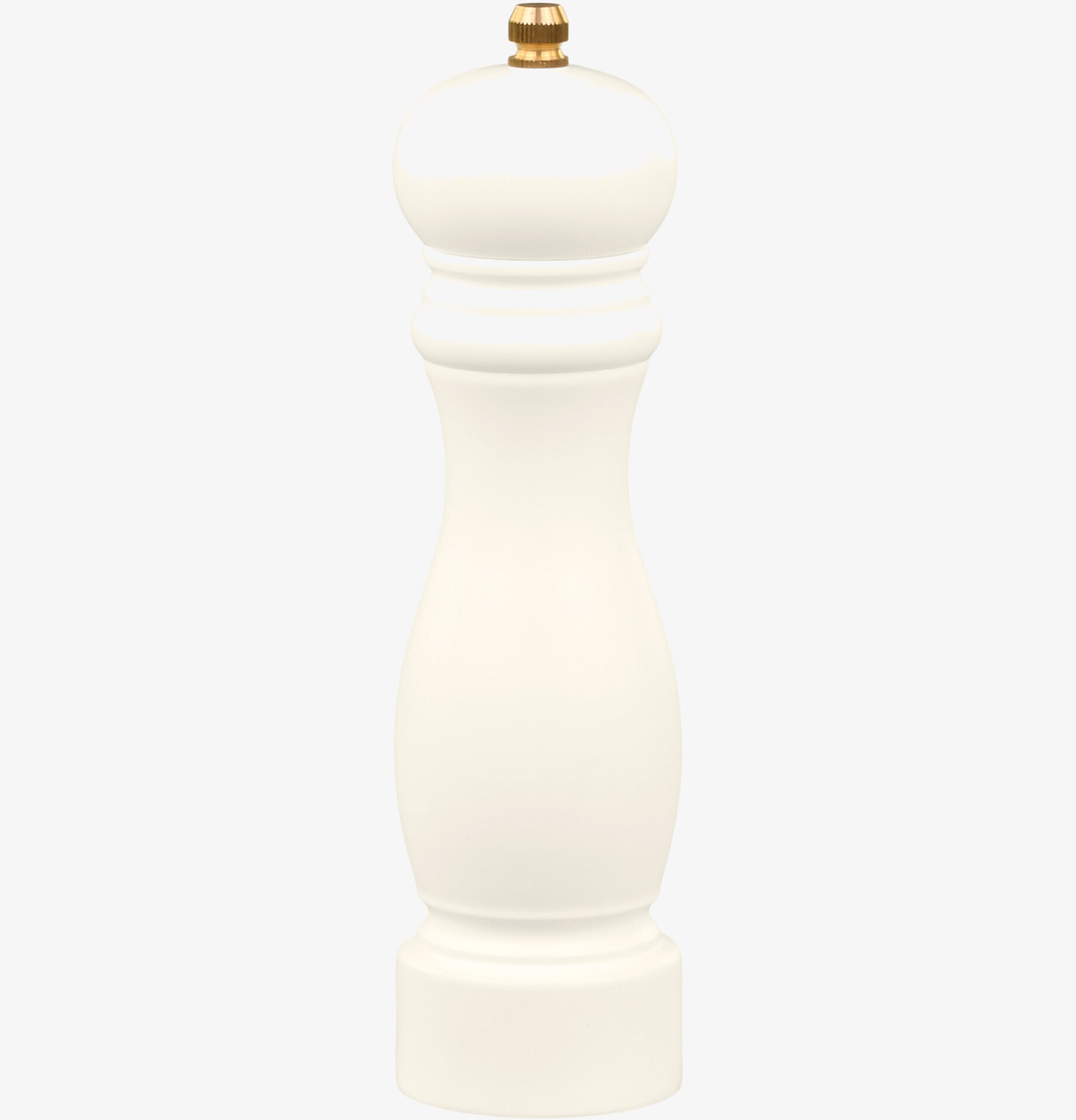 Salt/Pepparkvarn Creme från Chic Antique på vit bakgrund