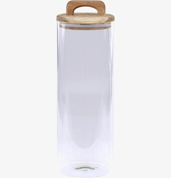 Glasburk Med Lock Akacia XL från Chic Antique i klart glas