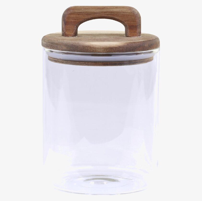 Glasburk Med Lock Akacia S från Chic Antique på köksbänk