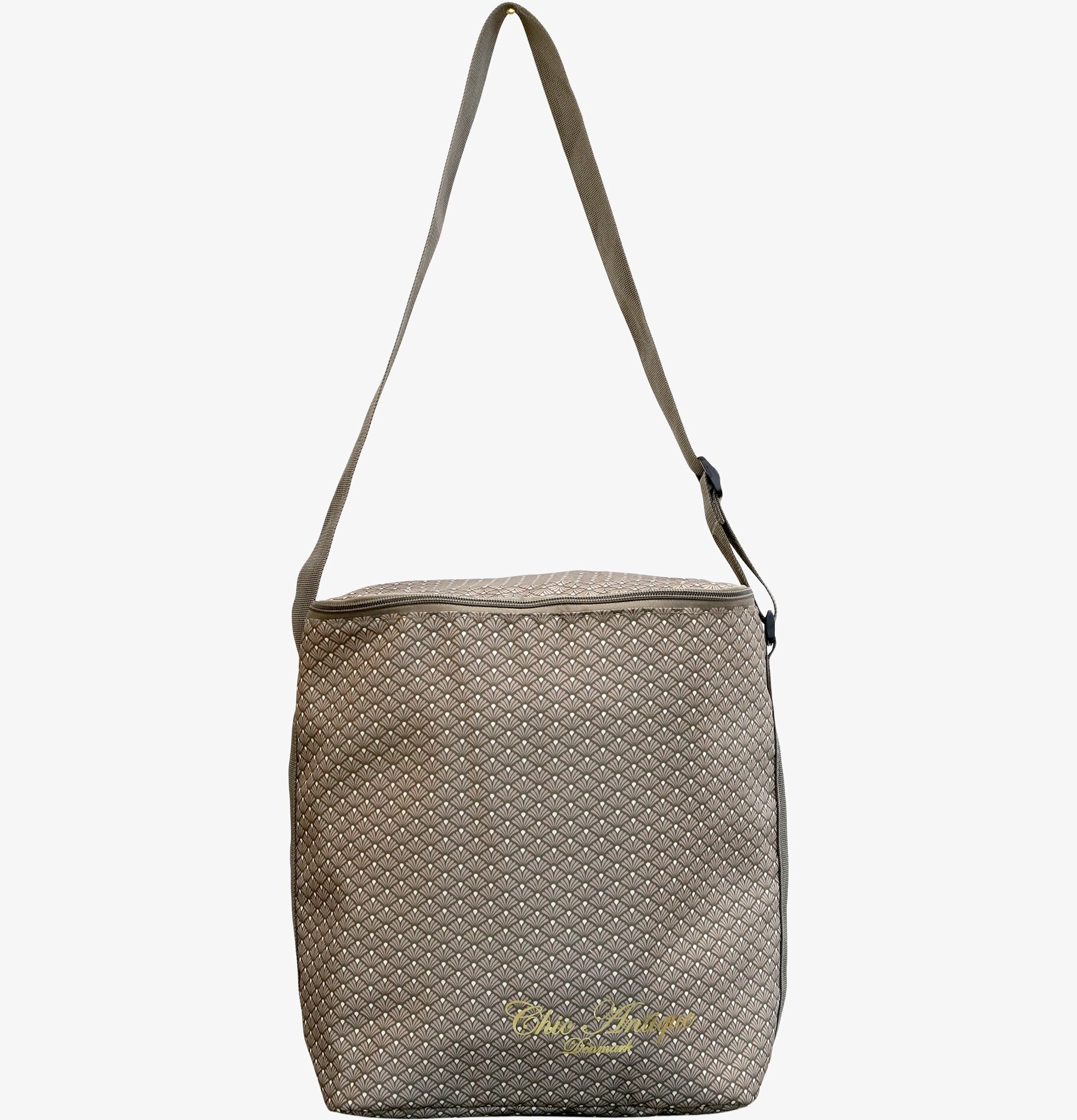 Kylväska Med Axelrem från Chic Antique i ljusbrun textil