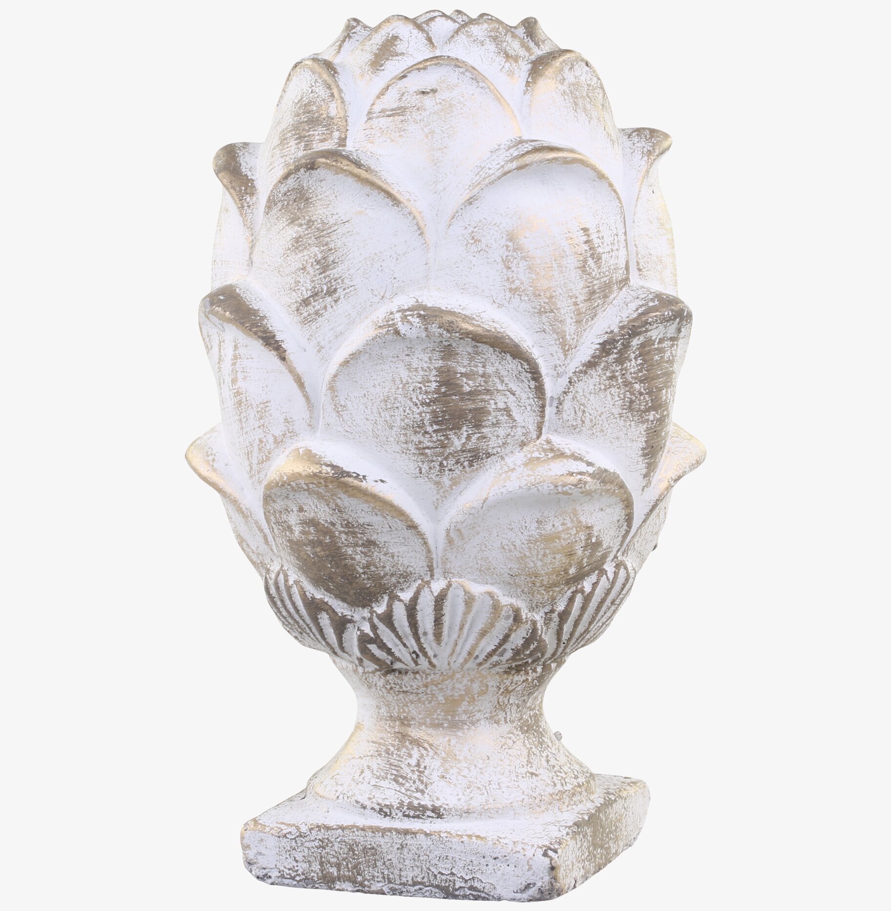 Vittel Dekor På Fot Med Guldmönster från Chic Antique