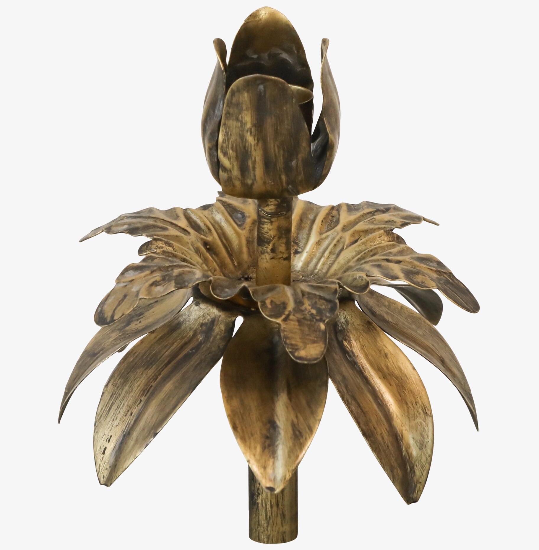 Ljushållare Blomma Flaska Antik Mässing från Chic Antique