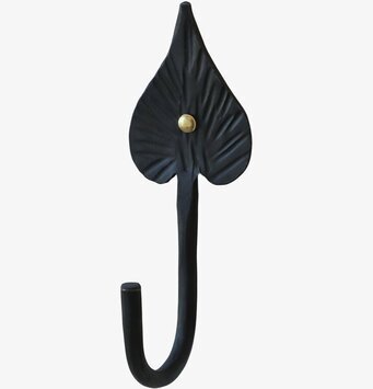 Krok Blad Antiksvart från Chic Antique med bladdesign