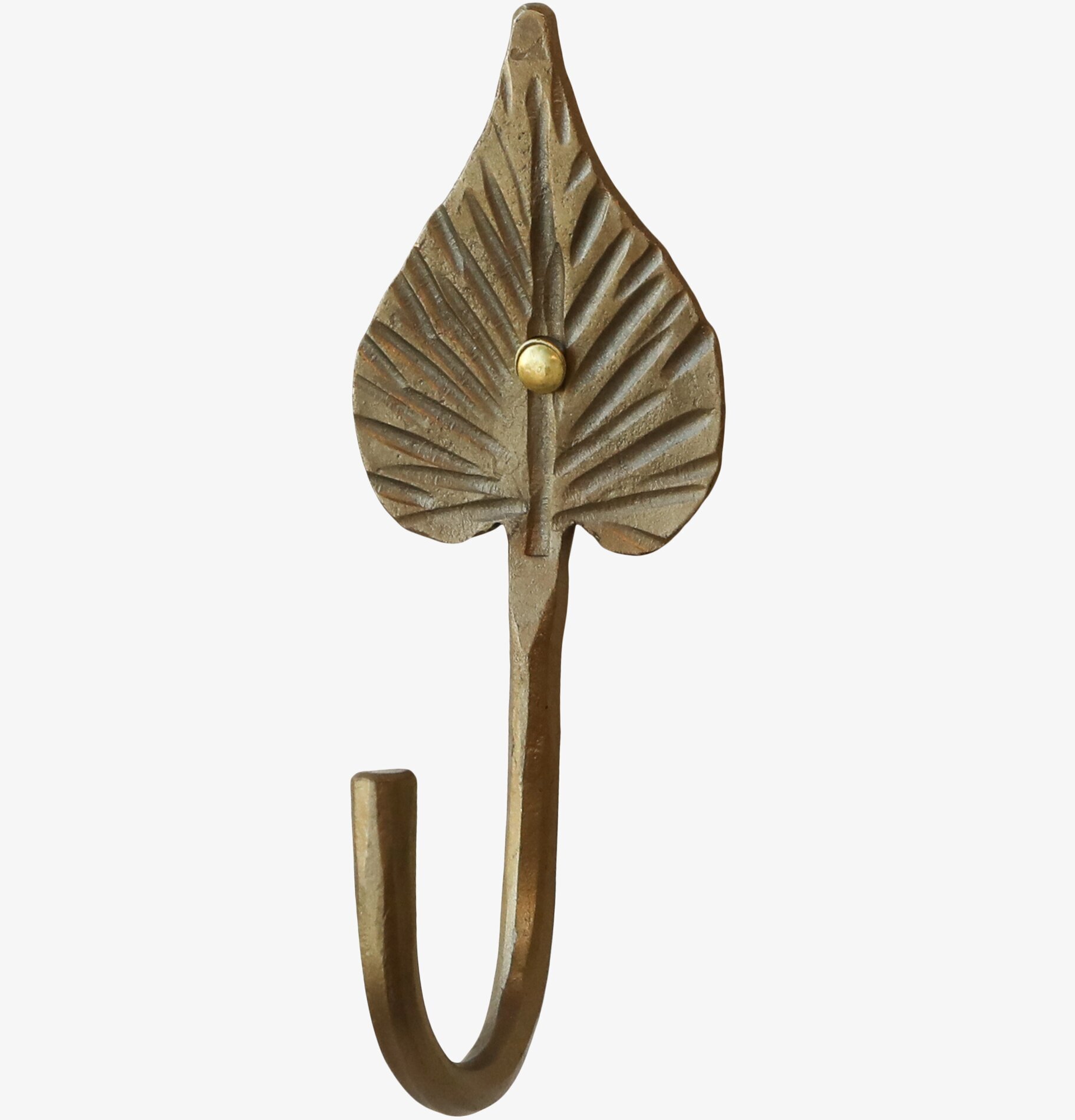 Krok Blad Antik Mässing från Chic Antique med lövdesign