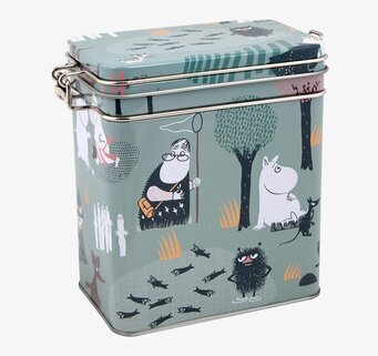 Bild på charmig förvaringsburk med skogsdesign