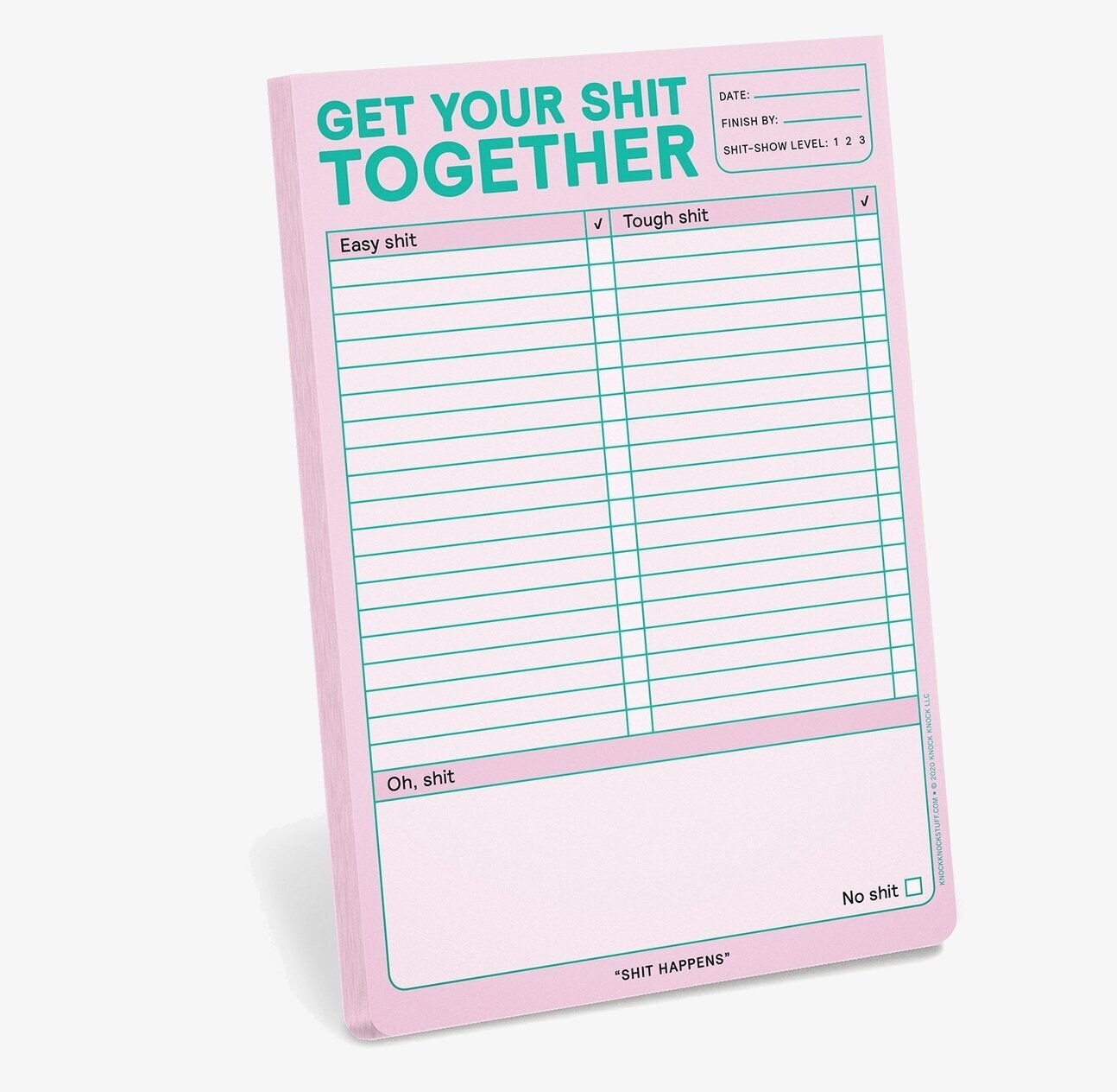 Anteckningsbok Get Your Shit Together från Knock Knock