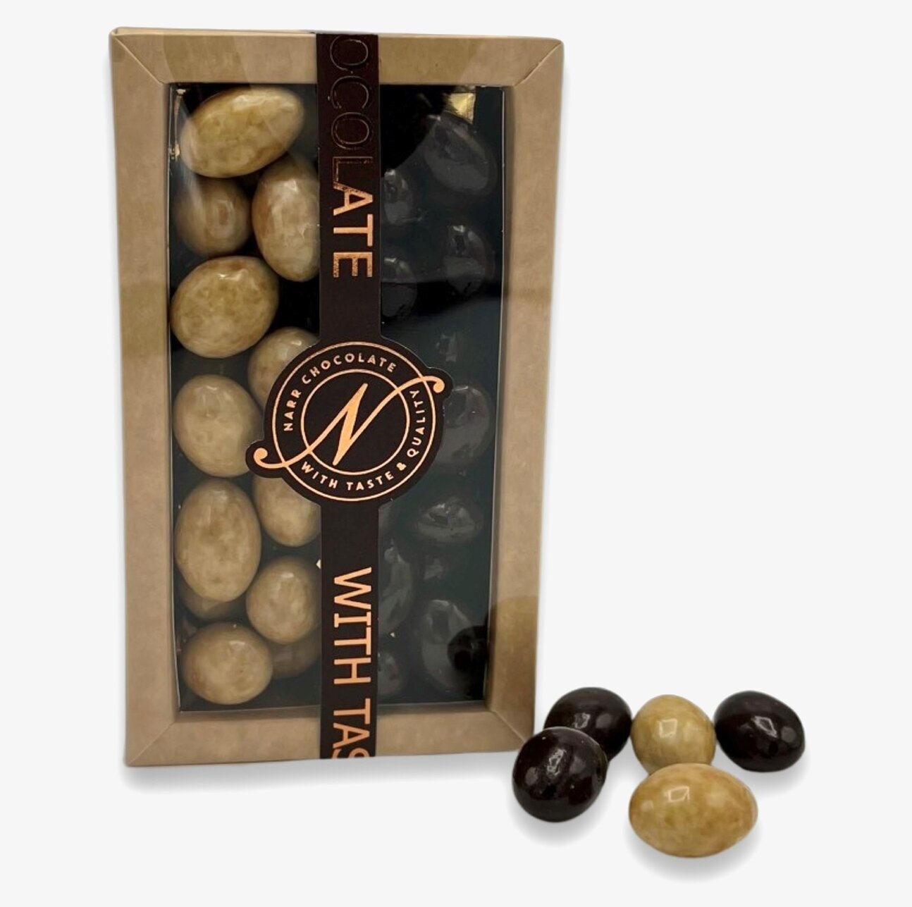 Narr Chocolate Duo Tiramisu/Havssalt i elegant förpackning