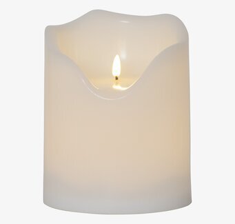 LED Blockljus Flamme Medium från Star Trading i närbild