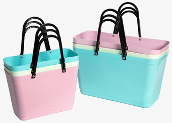 Väskor från Hinza: Väska Hinza Aqua - Green Plastic i stapel