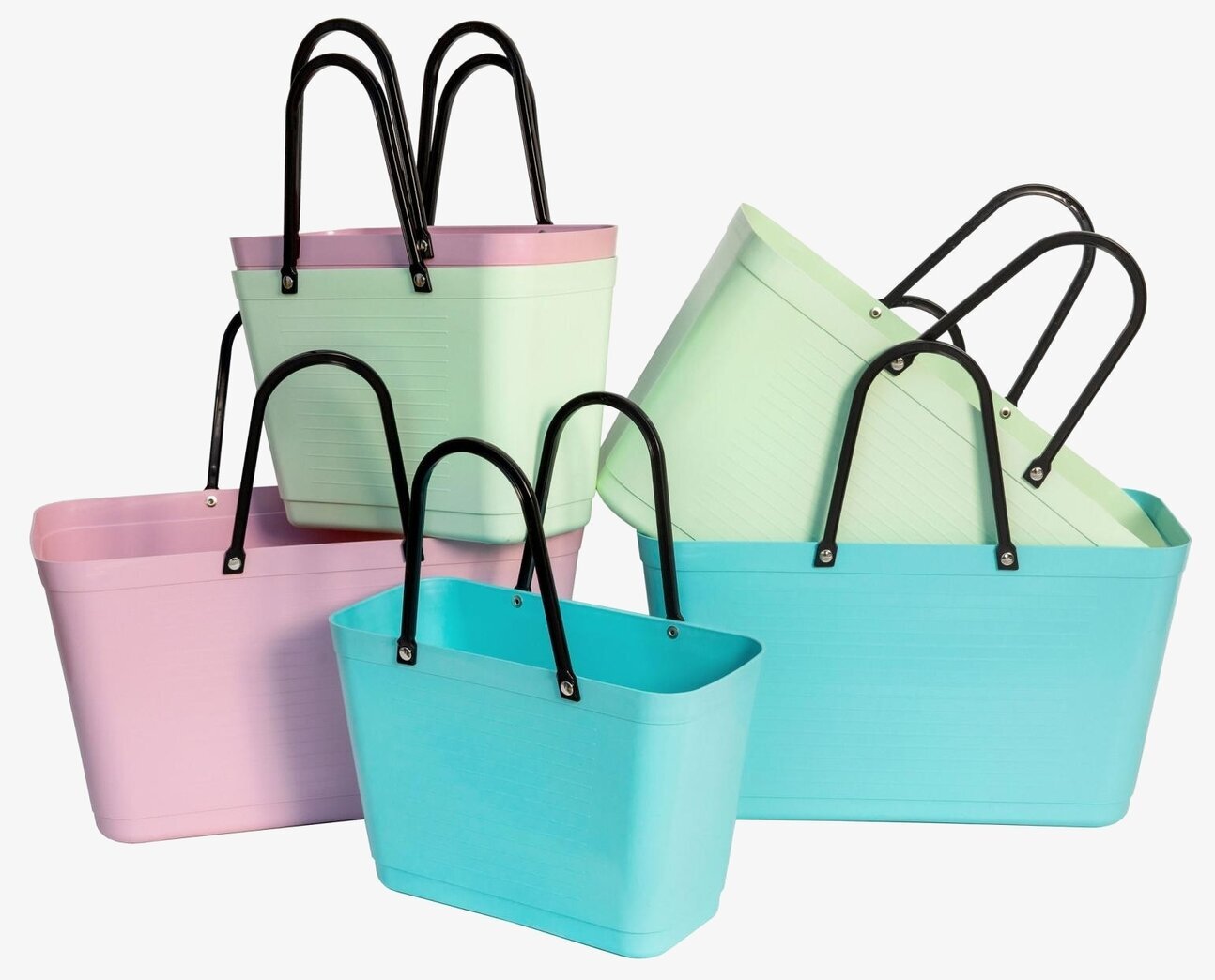 Väska Liten Hinza Aqua - Green Plastic från Hinza i plast