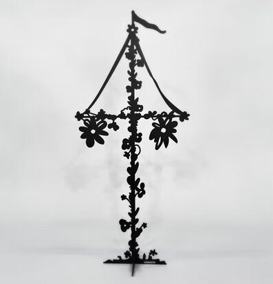 #ÄlskaPlåt Midsommarstång Svart Stor från Älskaplåt