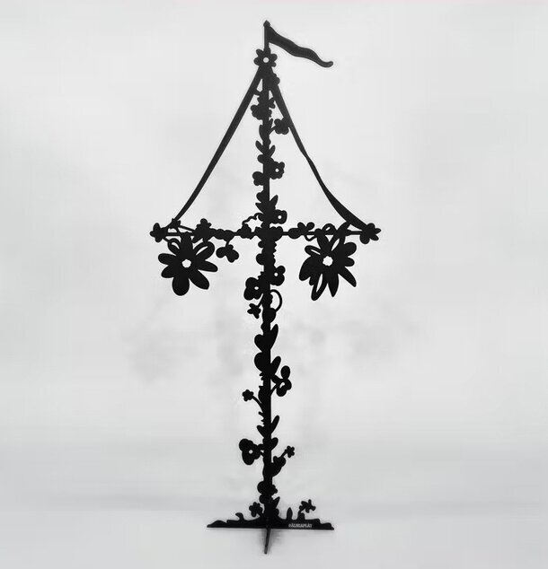 #ÄlskaPlåt Midsommarstång Svart Stor från Älskaplåt