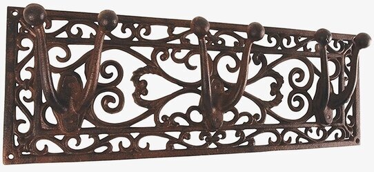 Redskapshållare Järn 3 Krokar från Gardenlife med blommönster