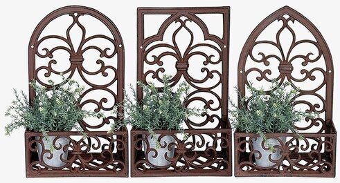 Krukhållare Vägg Järn från Gardenlife med intrikat design