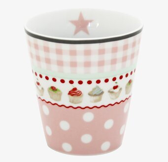 Happy Mugs - Pink Muffin från Krasilnikoff, färgglad mugg
