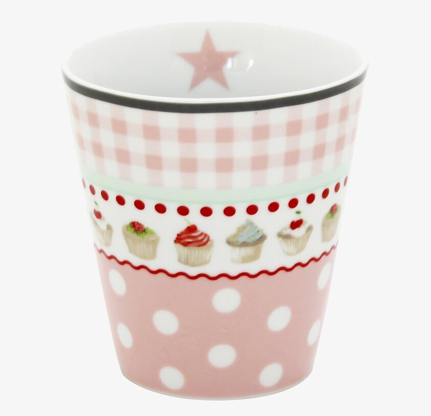 Happy Mugs - Pink Muffin från Krasilnikoff, färgglad mugg