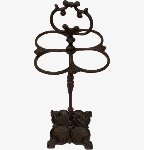 Paraplyställ Gjutjärn Antikbrun från Miljögården i hallen