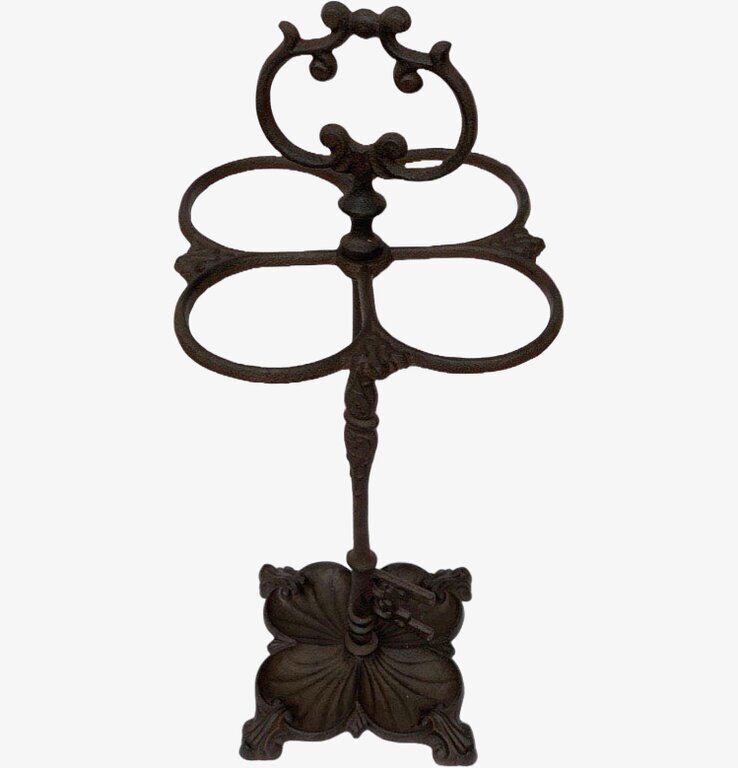 Paraplyställ Gjutjärn Antikbrun från Miljögården i hallen