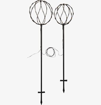 Utomhusdekoration Sphere från Star Trading i svart metall