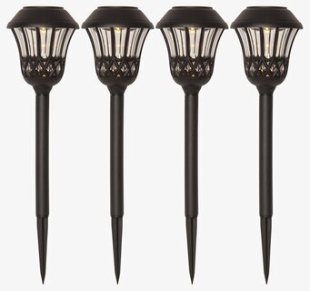 Solcellsbelysning Lace 4-Pack från Star Trading i trädgård