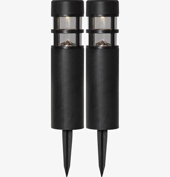 Solcellsbelysning 2-Pack Rundi från Star Trading i trädgård