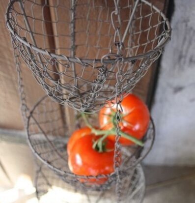 Ampel Nät Antikbrun från Västanvinden i tre nivåer