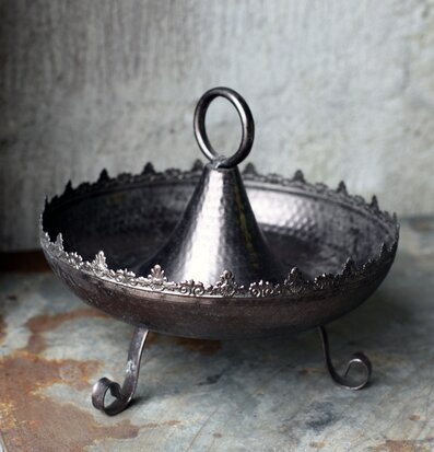 Fat Med Handtag Antikgrå/Silver från Västanvinden, rustik charm