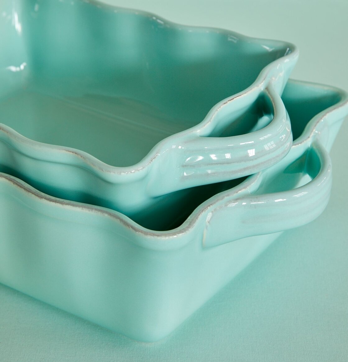 Ugnsform Large Mint från Rice, staplade på varandra