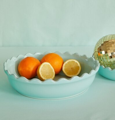 Pajform Large Mint från Rice med citrusfrukter och spegelboll