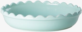 Pajform Small Mint från Rice i keramik med vågig kant