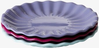 Kakttallrik Melamin Plommon från Rice i olika färger