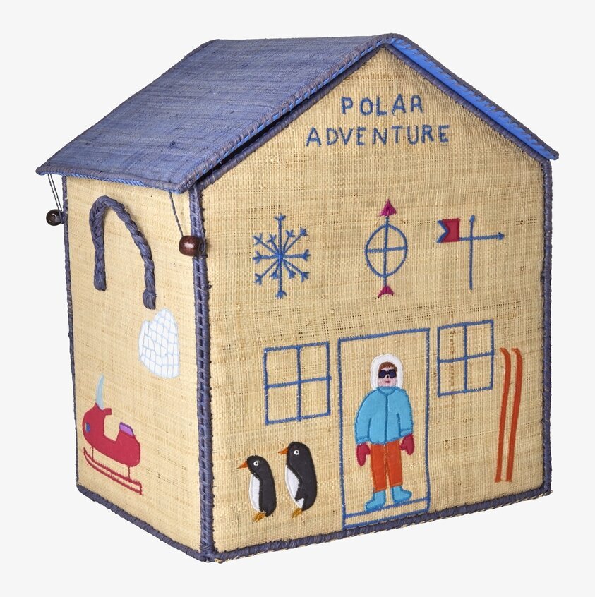 Förvaringshus Adventure Theme Medium från Rice i polär stil